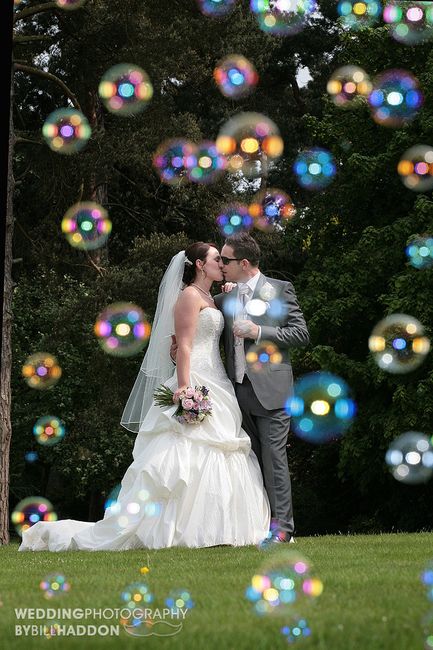 Bubbles at Wedding Reception 4