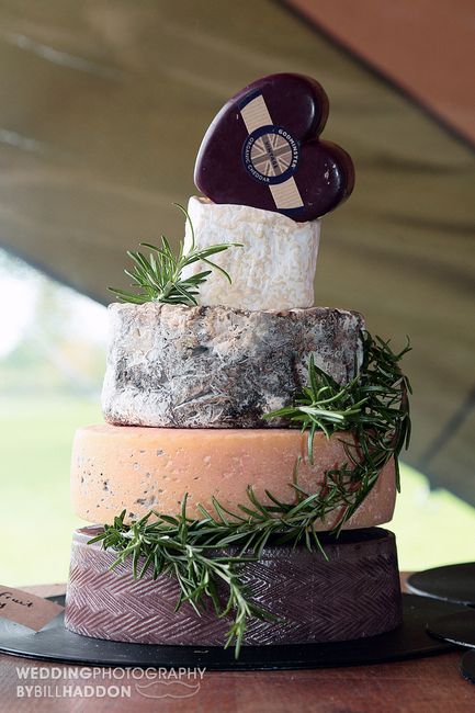 Cheese wedding cake 2