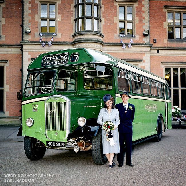 World war 2 gothic theme wedding 8
