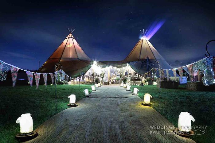 Marquee or Teepee Hire For Wedding Reception 1
