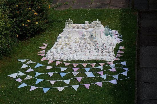 Job lot, everything you need for a country / shabby chic / relaxed / barn wedding.  ** look pretty p