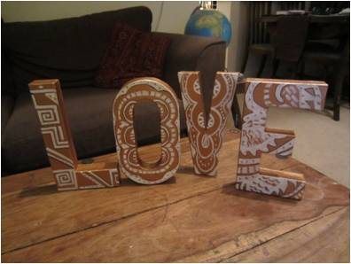 Various decorations for sale