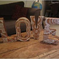 Various decorations for sale