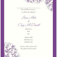 Re: Our wedding invites *flash*