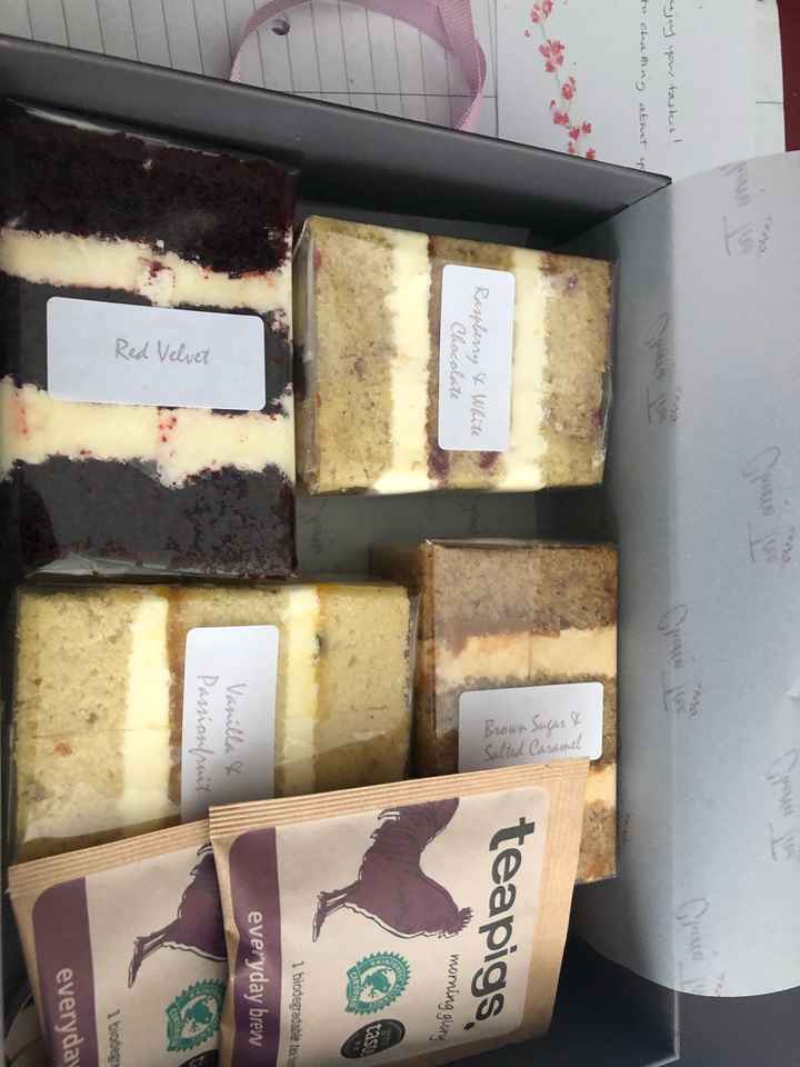 Cake Tastings 2020 style - 2