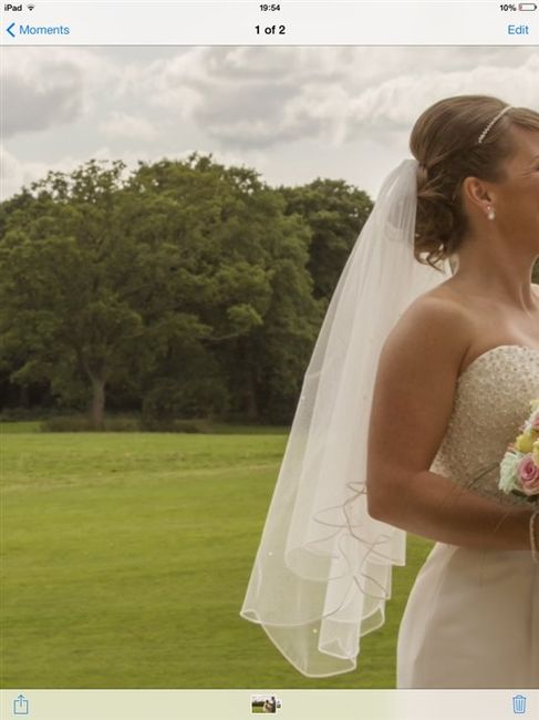 Re: Joyce Jackson Wedding Veil and Tiara For Sale