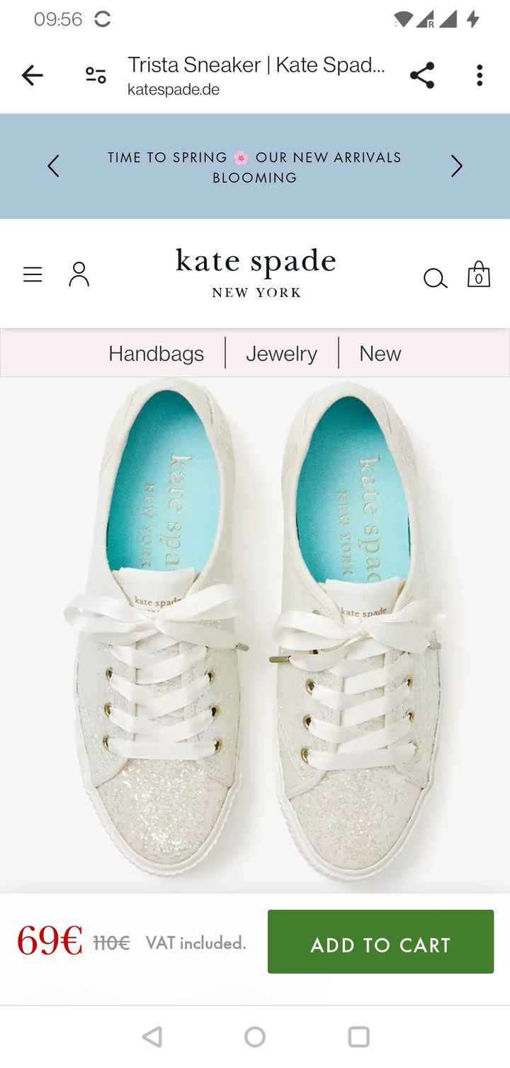 Is anyone planning on wearing Kate Spade bridal pumps? - 1