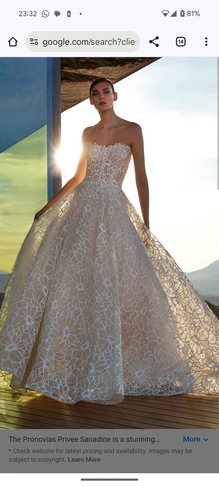 Wedding dress sleeves or cape - 1