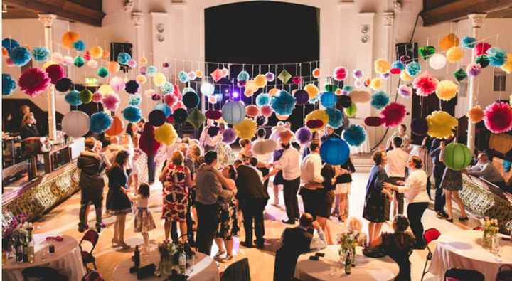 Hanging things across reception room when not allowed to attach things to the wall - 1