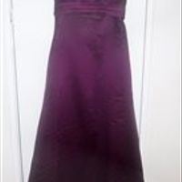BEAUTIFUL AUBERGINE BRIDESMAID DRESSES  X2 - MASSIVELY REDUCED PRICE