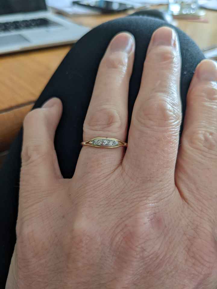 Share your engagement ring and wedding stacks! - 1