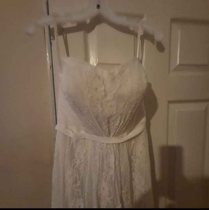 Never worn wedding dress - 1