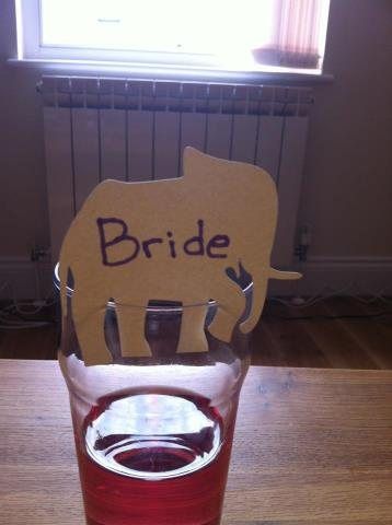 Indulgent placecard flash!