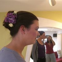 Re: Bridal hair flowers - fresh or fabric???