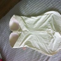 Low back nude strapless bra and low back strapless bodice both size 34B 
