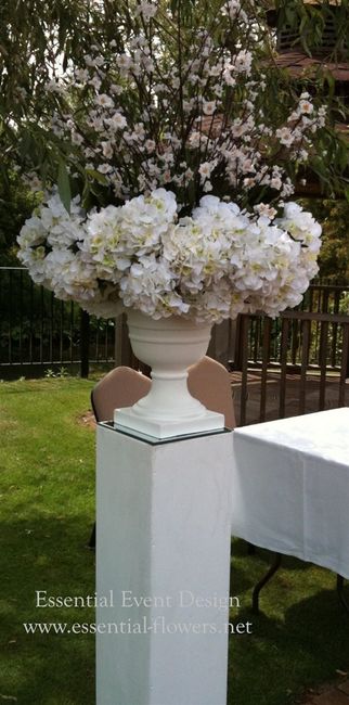 London Hire Chandelier and Artificial Floral Arrangement Help