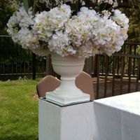 London Hire Chandelier and Artificial Floral Arrangement Help