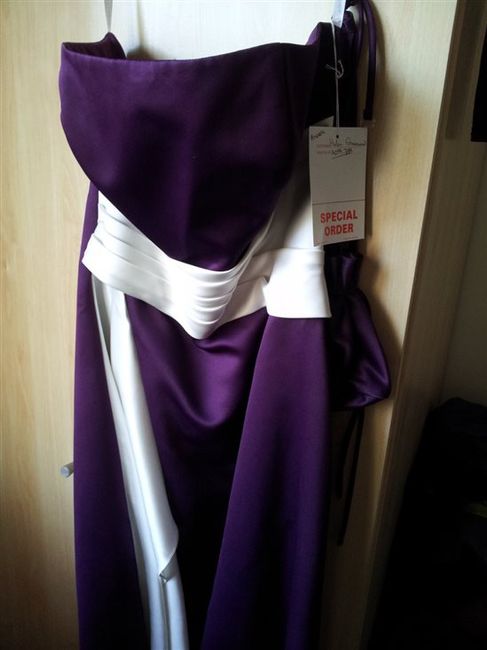 Purple Bridesmaid Dress Size 10
