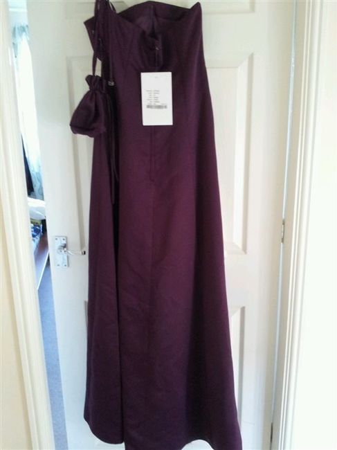 Purple Bridesmaid Dress Size 10