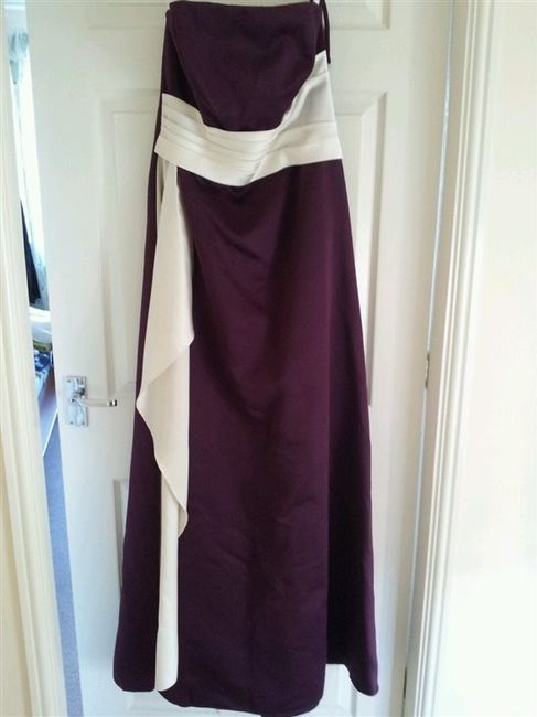 Purple Bridesmaid Dress Size 10
