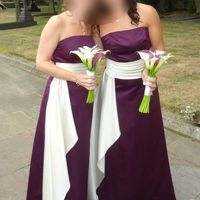 Purple Bridesmaid Dress Size 10