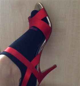 Trying to break my wedding shoes in FLASH