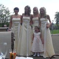 For Sale: 3 stunning Alfred Angelo bridesmaid dresses Buttermilk colour