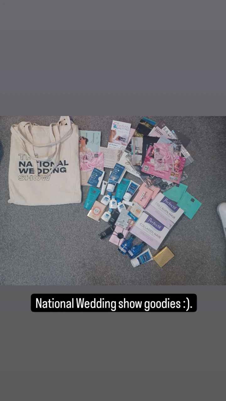 National Wedding Show nec Birmingham on Saturday - 1