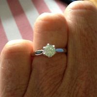 Re: FLASH your engagement ring!