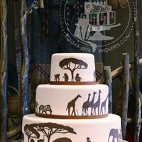 Re: Help needed African / safari wedding cake