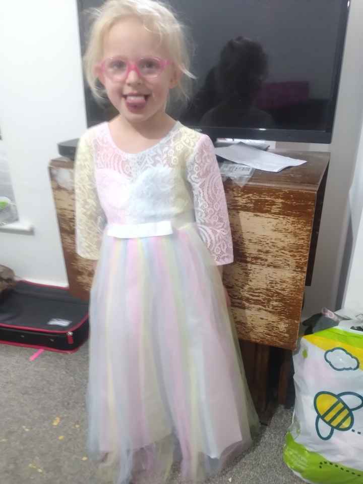 My beautiful flowers girls dress - 1
