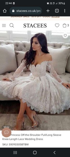 Evening wedding dress 2