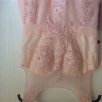 3 bridesmaid dresses pink with beading