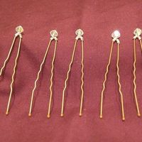 Clear AB Swarovski Crystal Hair Pins For Sale 