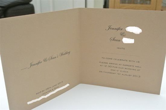 Finished my invitations! FLASH