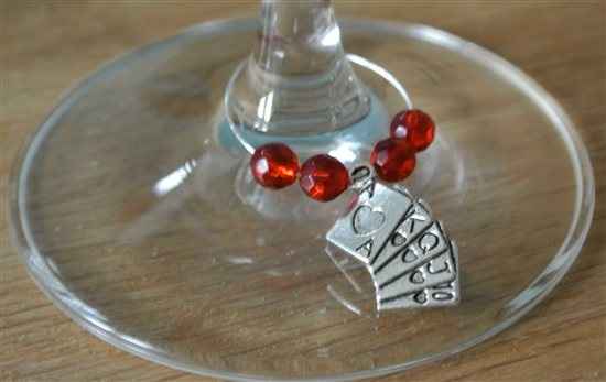 **FLASH** Alice in Wonderland wine glass charms