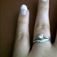 Picked up our wedding rings today...*FLASH*