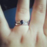 Re: Engagement ring and wedding band