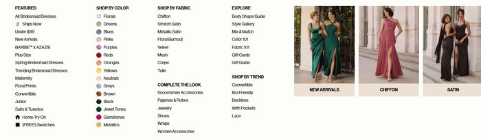 Bridesmaids dresses, buying the material or buying the dress? 1