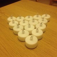 Sweet jars, led tealights, tealight holders and various items for sale