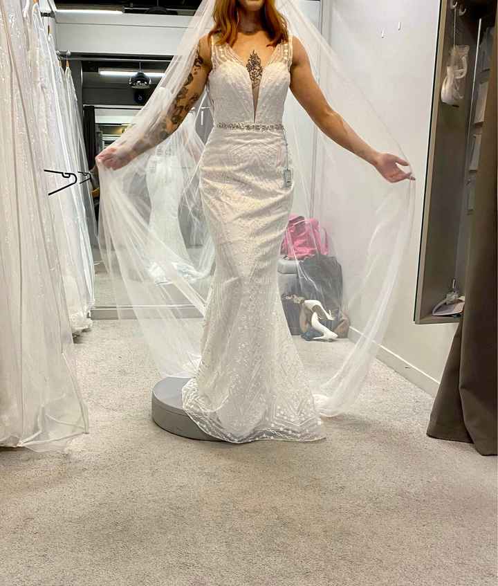 Wedding dress overskirt or not Help!!! - 1