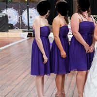 Coast Purple Bridesmaid Dress - size 16
