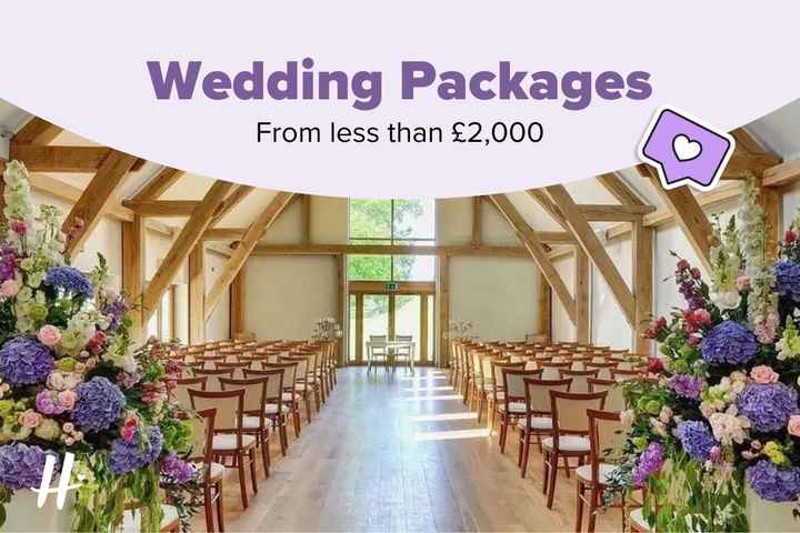 Wedding packages starting at less than £2,000! 🤑 - 1