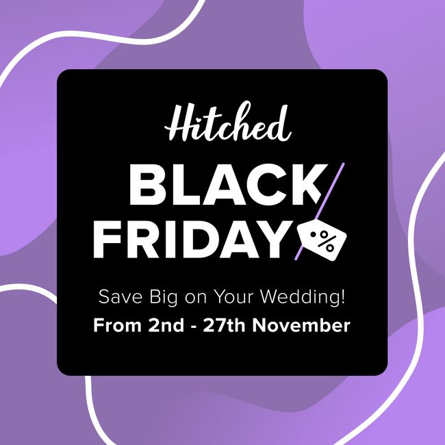 Ready to brag about your Black Friday wedding savings? 💜 1