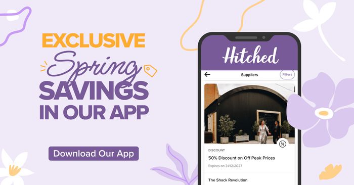 Exclusive App Spring Savings: Up to 50% off your wedding! 🌷 - 1