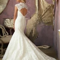 Re: Lace bolero with lace dress...too much lace?