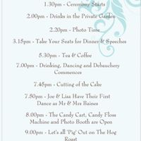 Re: Order of the day