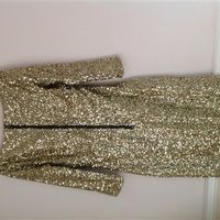 Gold sequin bridesmaid dresses