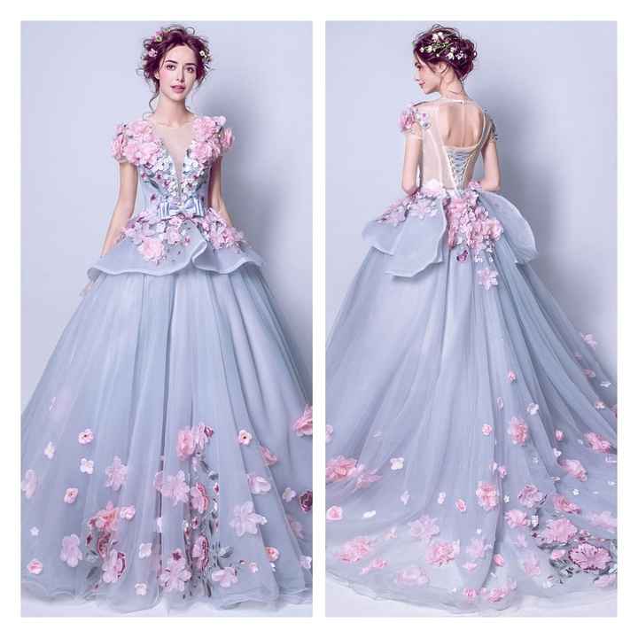 Blue Wedding Gowns for my Blue Wedding Theme - 1