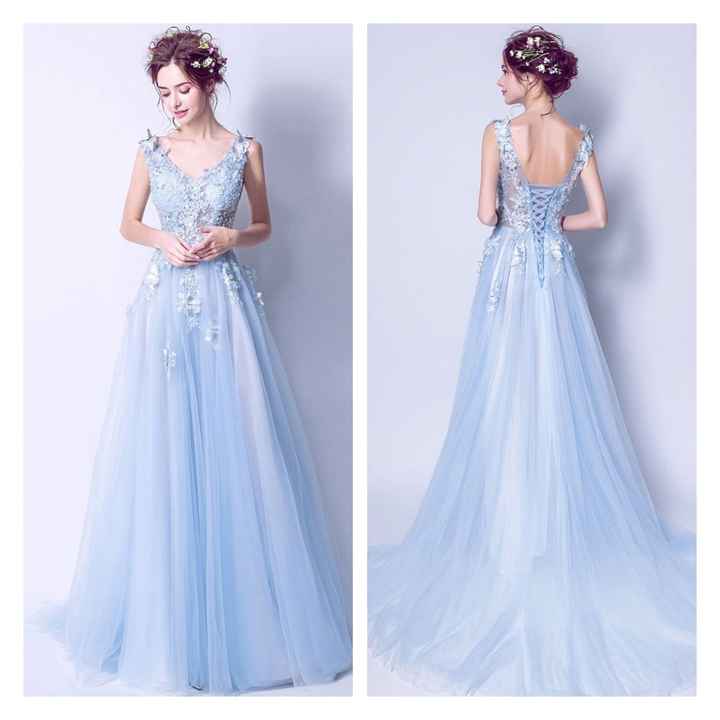 Blue Wedding Gowns for my Blue Wedding Theme - 2